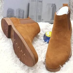 Renato Side-by-side elastic suede chelsea corporate boot