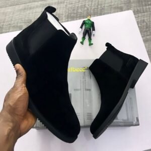 Renato side-by-side elastic chelsea suede corporate boot