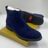 Billionaire suede side zip chelsea corporate boot