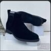 Billionaire suede side zip chelsea corporate boot