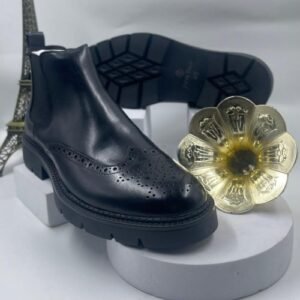 Steve Riots elastic bronze brown chelsea corporate boot