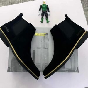 Original Boss side-by-side elastic suede corporate boot