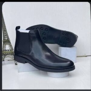 Premium Clark side-by-side Elastic corporate leather boot