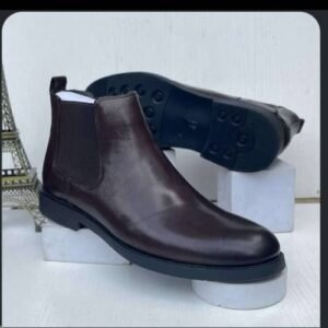 Premium Clark side-by-side Elastic Chelsea corporate leather boot