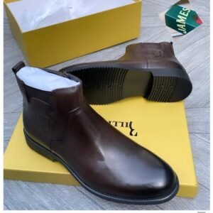 Billionaire side zip cheasea corporate leather boot