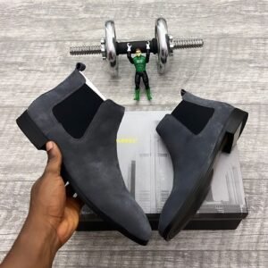 Renato side-by-side elastic suede chelsea corporate boot