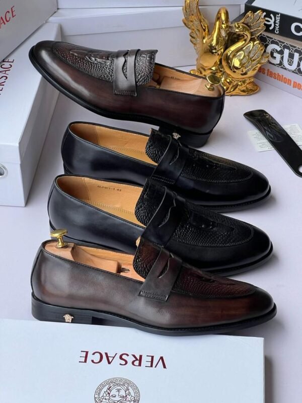 Versace quality leather corporate for men