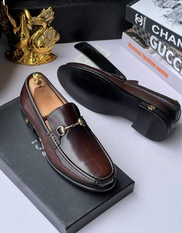 New Gucci men Italian leather corporate
