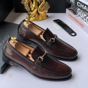 New Gucci men Italian leather corporate