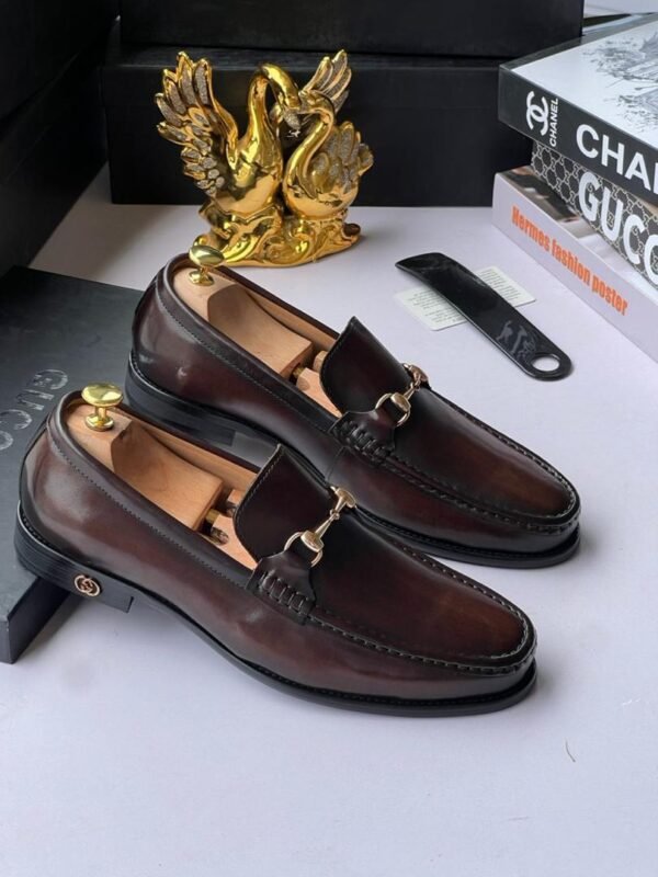New Gucci men Italian leather corporate