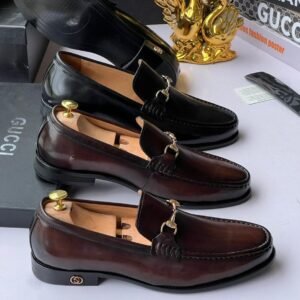 New Gucci men Italian leather corporate