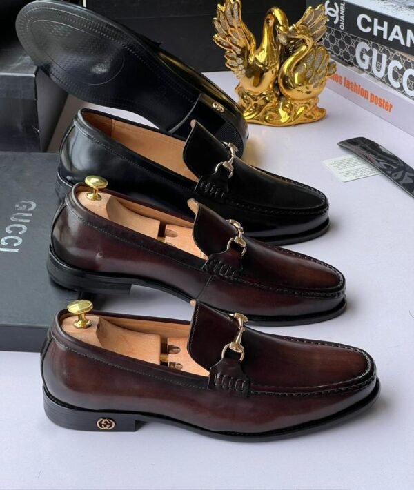 New Gucci men Italian leather corporate