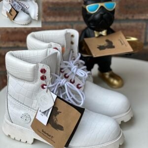Luxury Timberland 6-Inch white waterproof leather boot