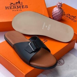 Hermes Paris quality men slippers