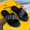 Original Fendi leather pam slipper