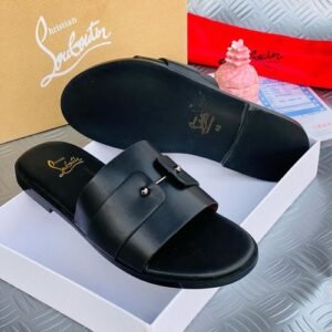 Original Christian Louboutin leather pam slippers