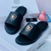 Original versace leather pam slippers