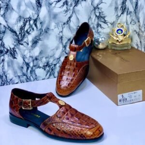 Billionaire corporate men sandals