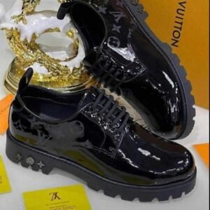 Louis Vuitton shiny leather designer corporate