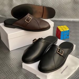 BALENCIAGA HALF leather shoe