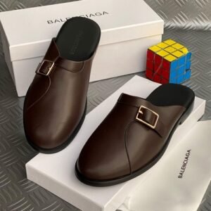 BALENCIAGA HALF leather shoe