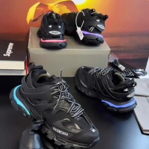 Balanciaga Led Light Rechargable black track sneakers