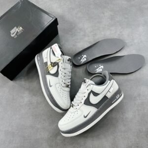 New Nike Air Force 1 Low dust ash and gray sneakers