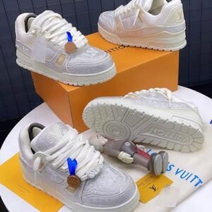 New Louis Vuitton LV Maxi Crystal Trainer sneakers