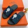 HERMES LEATHER PAM SLIPPERS