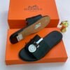 HERMES LEATHER PAM SLIPPERS