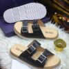 DIOR leather pam slippers