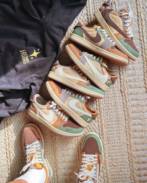 AIR JORDAN 1 LOW X ZION WILLIAMSON VOODOO SNEAKERS