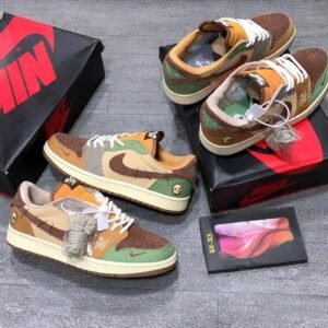 AIR JORDAN 1 LOW X ZION WILLIAMSON VOODOO SNEAKERS
