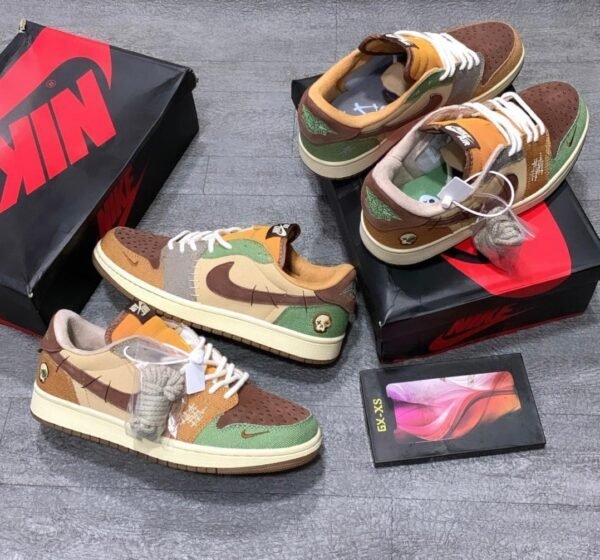 AIR JORDAN 1 LOW X ZION WILLIAMSON VOODOO SNEAKERS