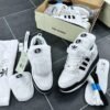 ADIDAS BAD BUNNY WHITE AND BLACK SNEAKERS