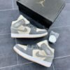 NIKE AIR JORDAN 1 MID SE COCONUT MILK PARTICLE GREY SNEAKERS
