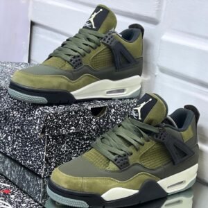 AIR JORDAN 4 SE CRAFT MEDIUM OLIVE SNEAKERS