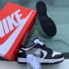 NIKE SB DUNK LOW BLACK AND WHITE SNEAKERS