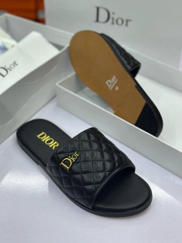 DIOR PAM LEATHER PAM SLIIPPERS